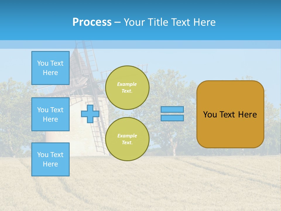 White Natural Rotating PowerPoint Template
