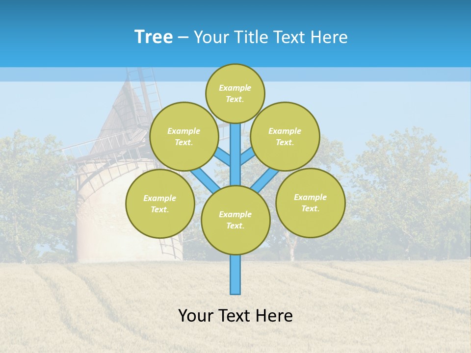 White Natural Rotating PowerPoint Template