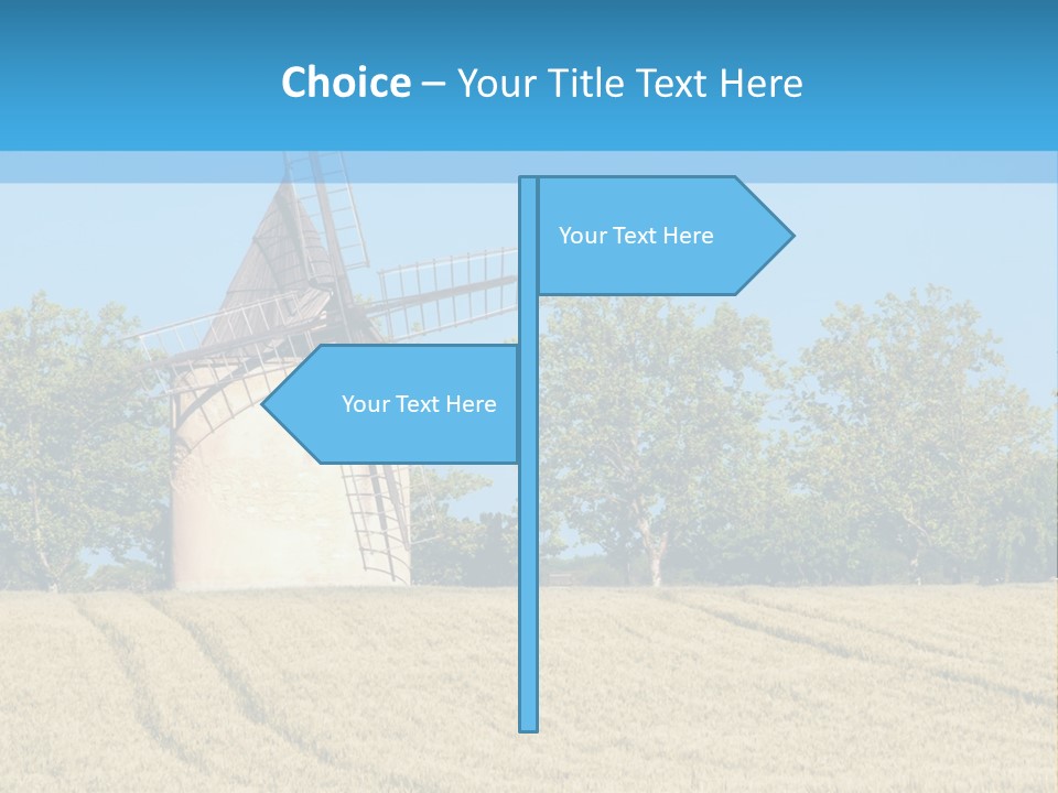 White Natural Rotating PowerPoint Template