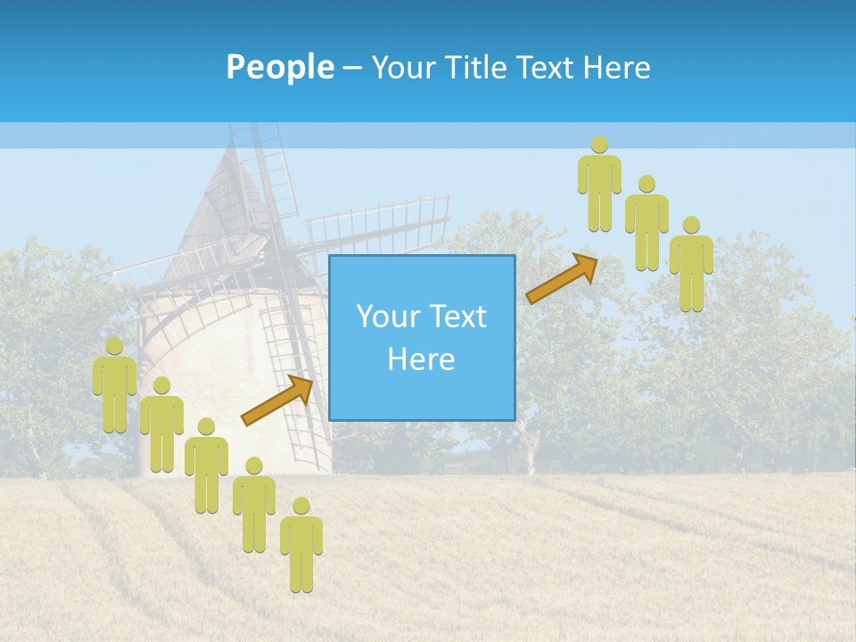 White Natural Rotating PowerPoint Template