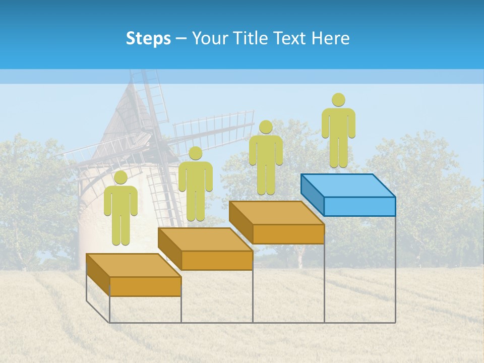 White Natural Rotating PowerPoint Template