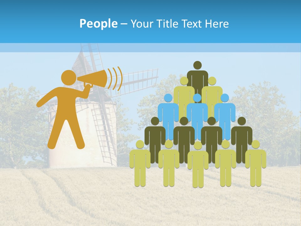 White Natural Rotating PowerPoint Template