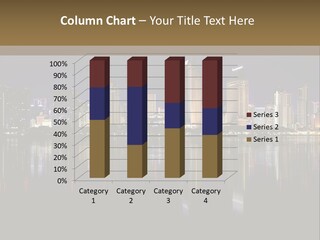 Tourism Water Downtown PowerPoint Template