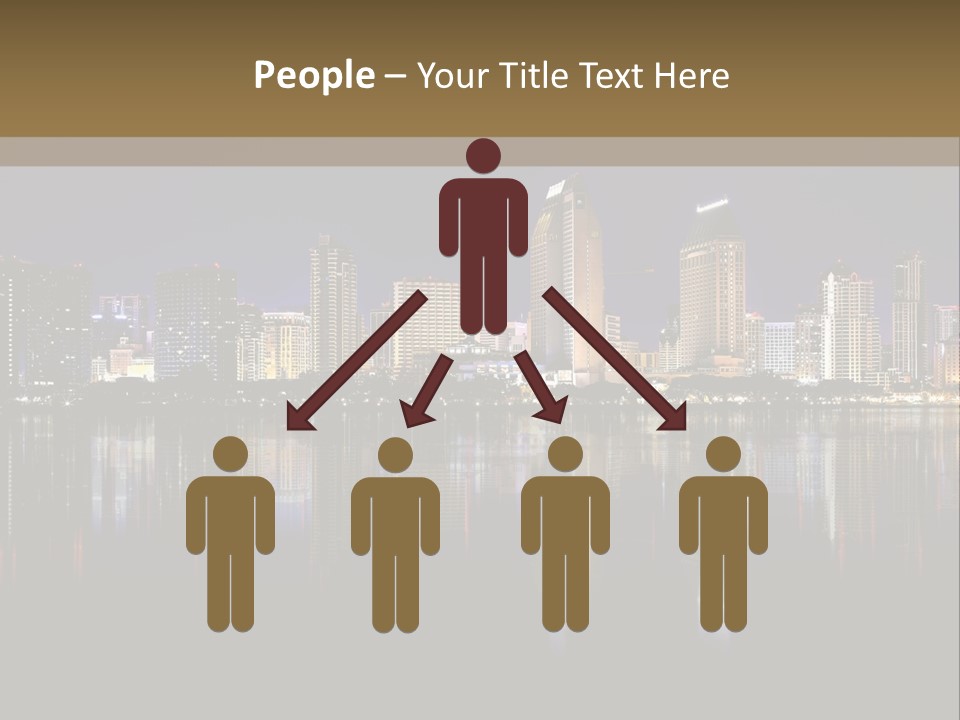 Tourism Water Downtown PowerPoint Template