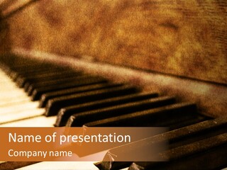 Learn Sound Grunge PowerPoint Template