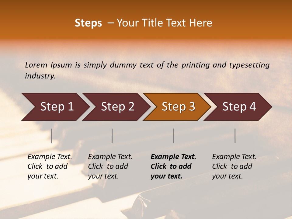 Learn Sound Grunge PowerPoint Template