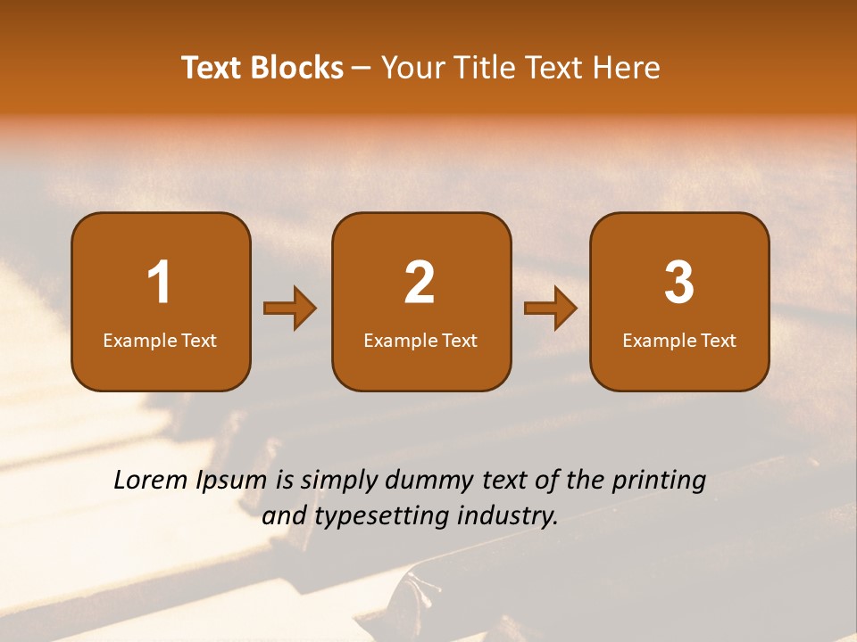 Learn Sound Grunge PowerPoint Template