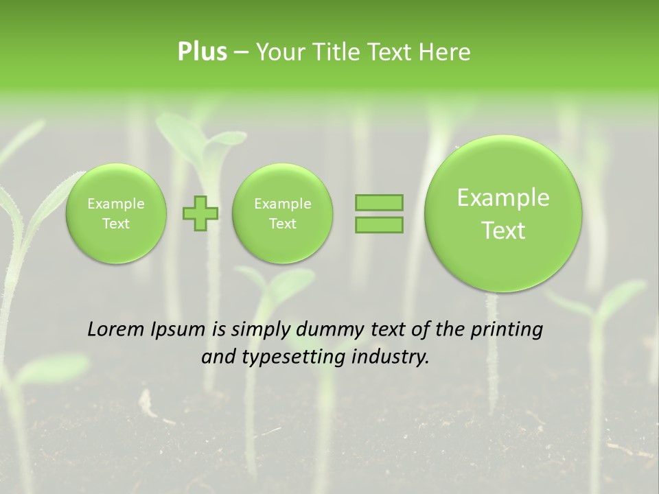 Green Hope Land PowerPoint Template