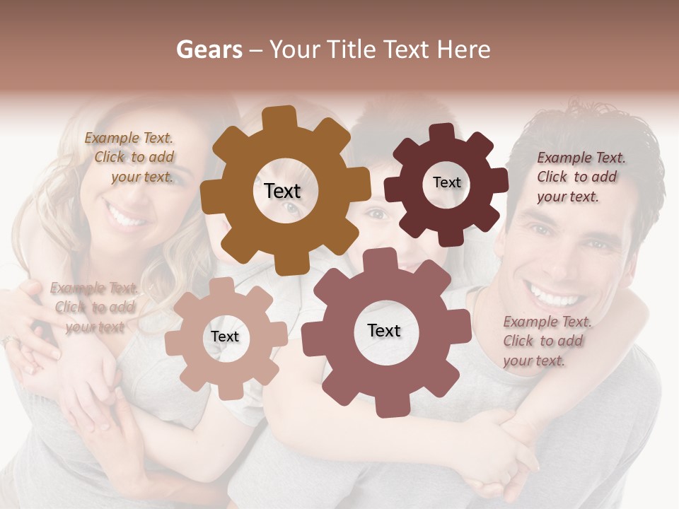 Hug Dentistry Kid PowerPoint Template