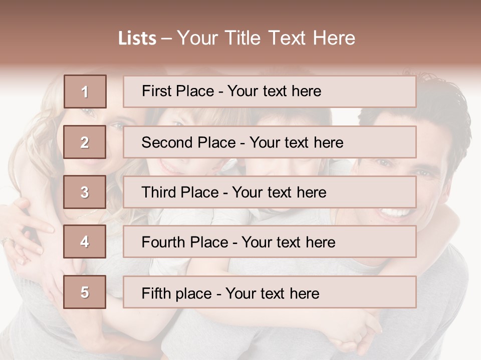 Hug Dentistry Kid PowerPoint Template