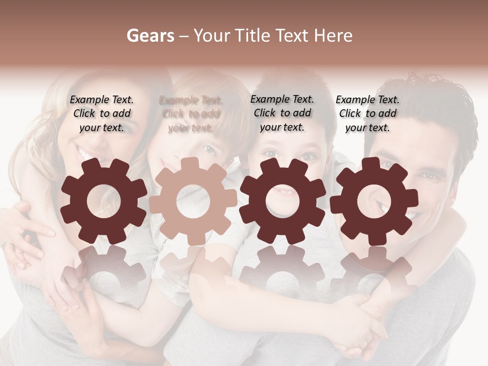 Hug Dentistry Kid PowerPoint Template