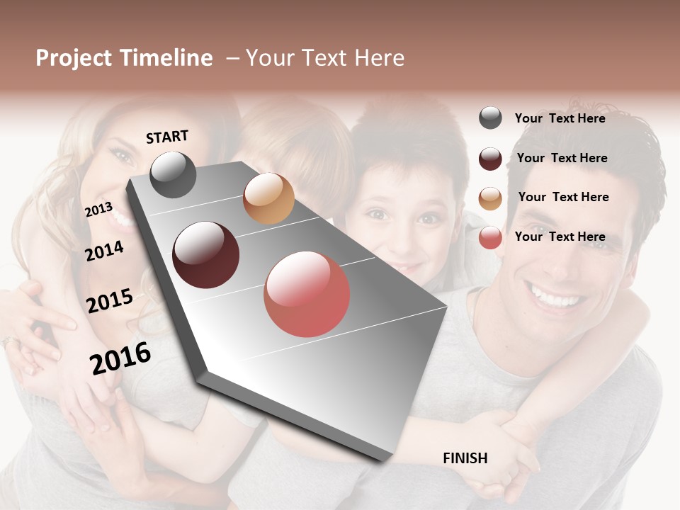 Hug Dentistry Kid PowerPoint Template
