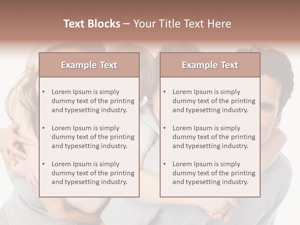 Hug Dentistry Kid PowerPoint Template