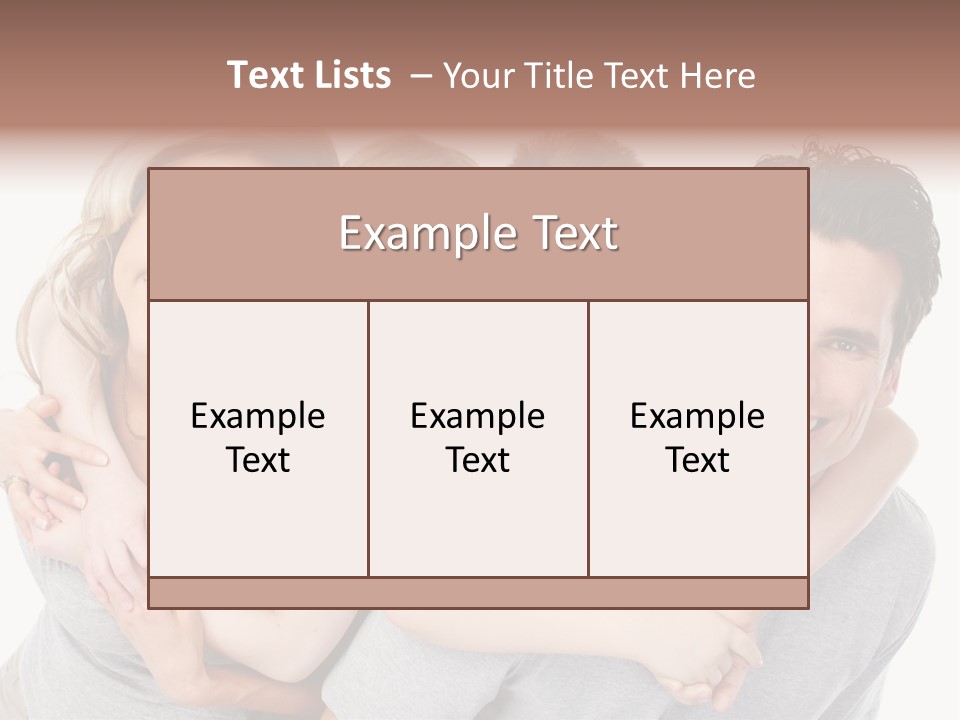 Hug Dentistry Kid PowerPoint Template
