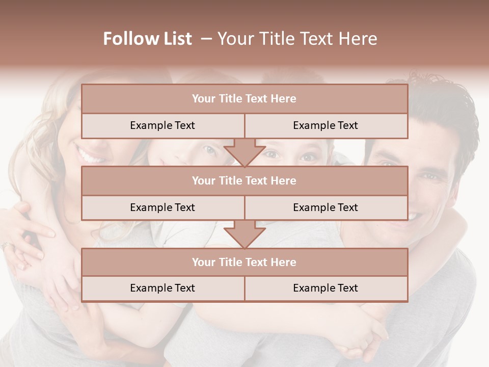 Hug Dentistry Kid PowerPoint Template