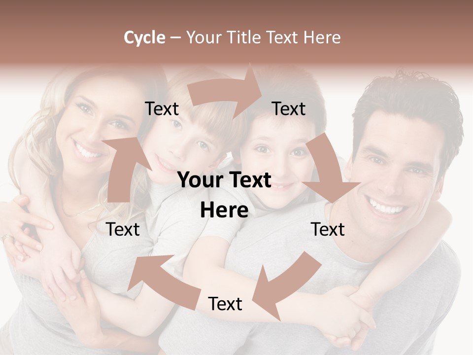 Hug Dentistry Kid PowerPoint Template