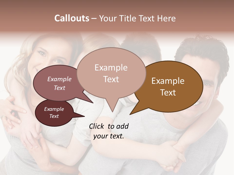 Hug Dentistry Kid PowerPoint Template