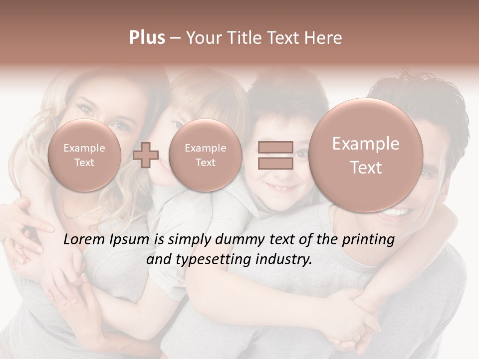 Hug Dentistry Kid PowerPoint Template