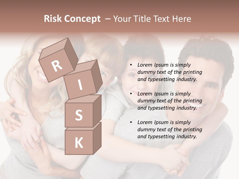 Hug Dentistry Kid PowerPoint Template