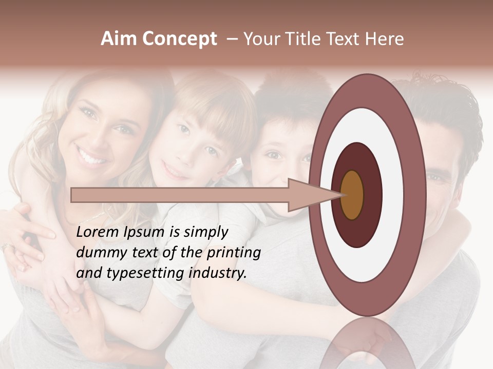 Hug Dentistry Kid PowerPoint Template