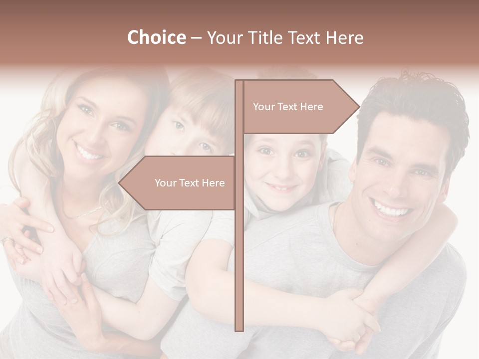 Hug Dentistry Kid PowerPoint Template