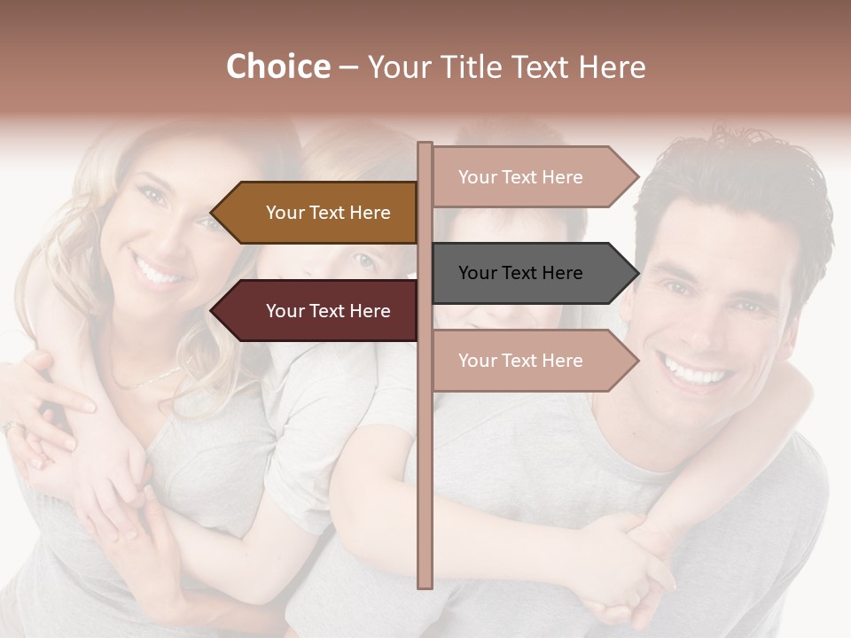 Hug Dentistry Kid PowerPoint Template