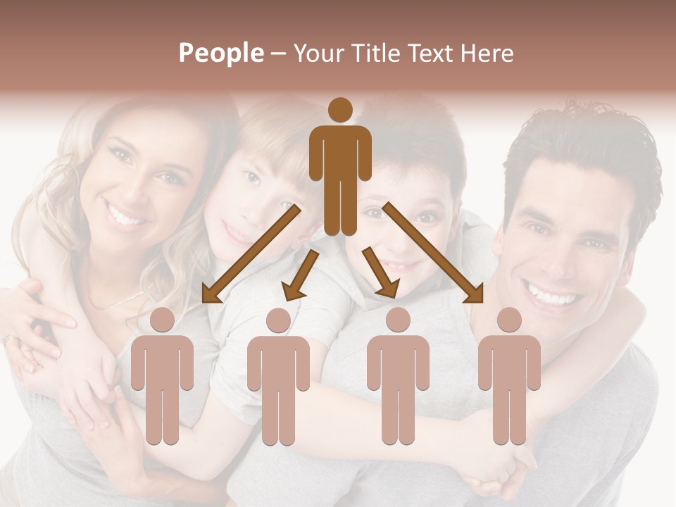 Hug Dentistry Kid PowerPoint Template