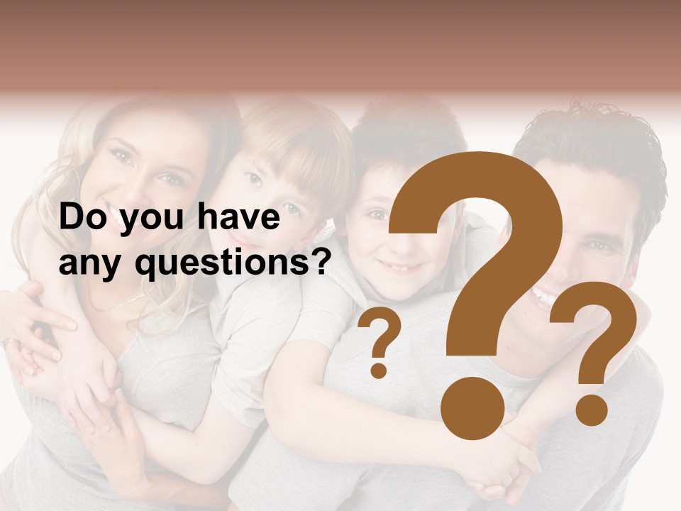 Hug Dentistry Kid PowerPoint Template