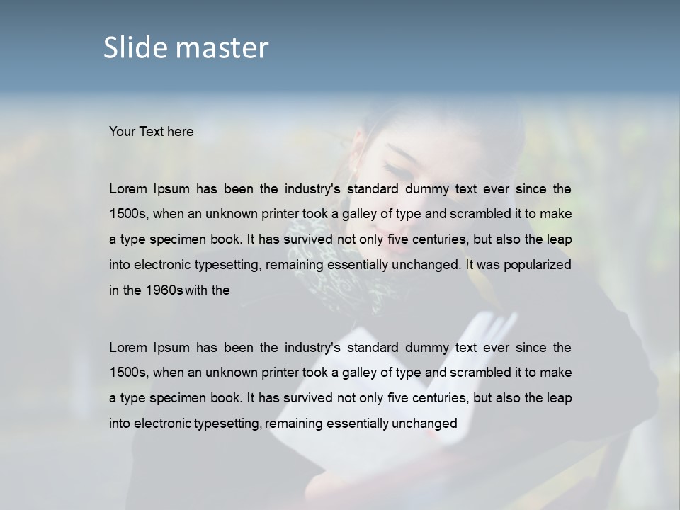 Hair Park Student PowerPoint Template