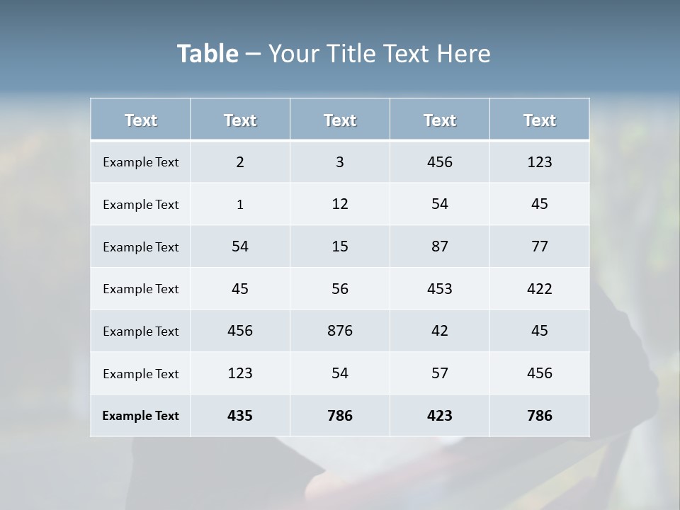 Hair Park Student PowerPoint Template