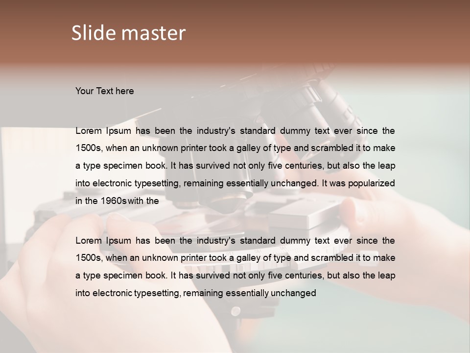 Medicine Tray Slide PowerPoint Template