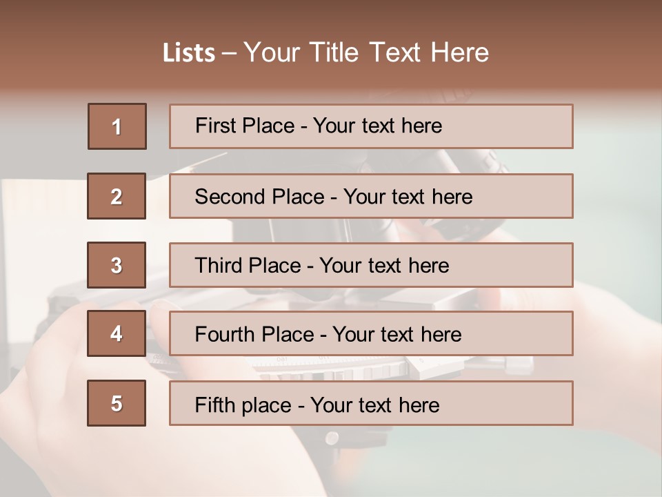Medicine Tray Slide PowerPoint Template