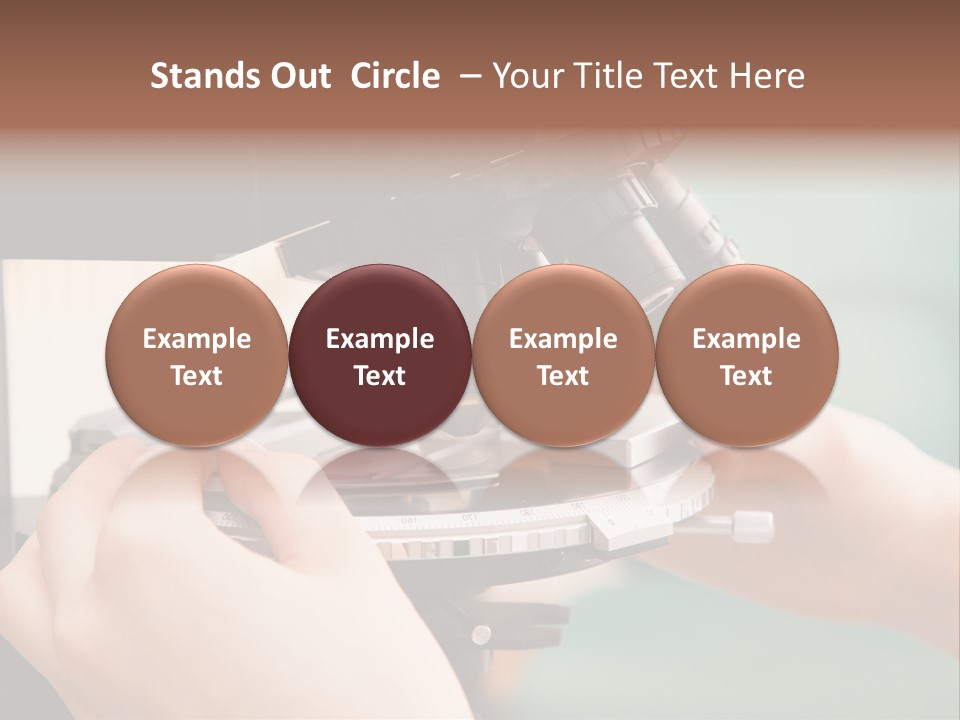 Medicine Tray Slide PowerPoint Template