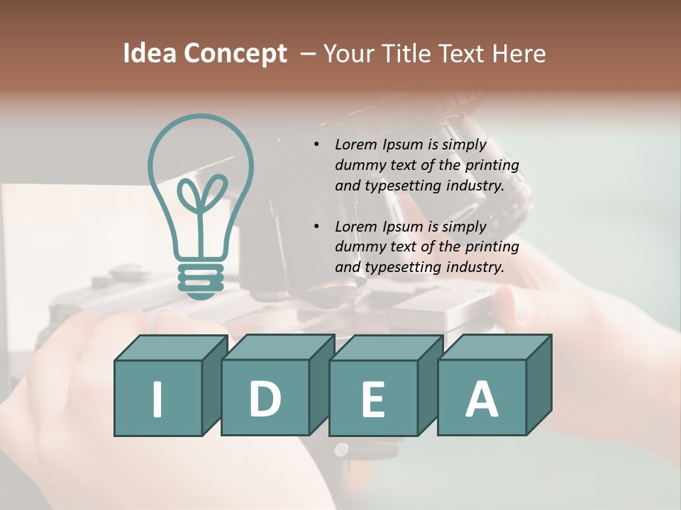 Medicine Tray Slide PowerPoint Template