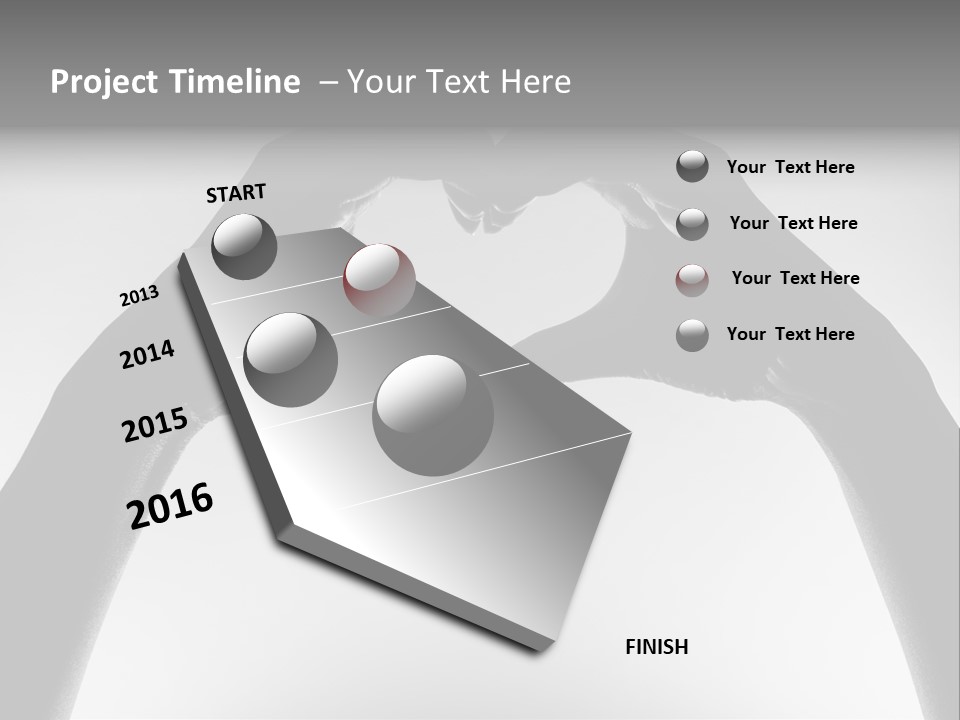 Sign Valentine Team PowerPoint Template