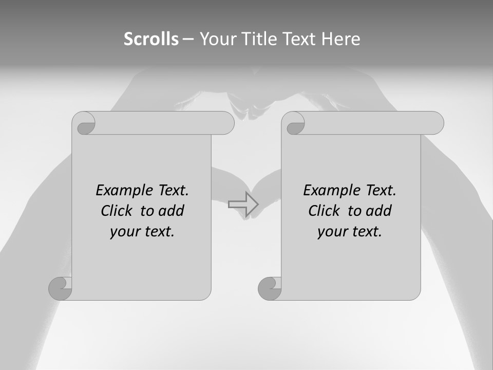Sign Valentine Team PowerPoint Template