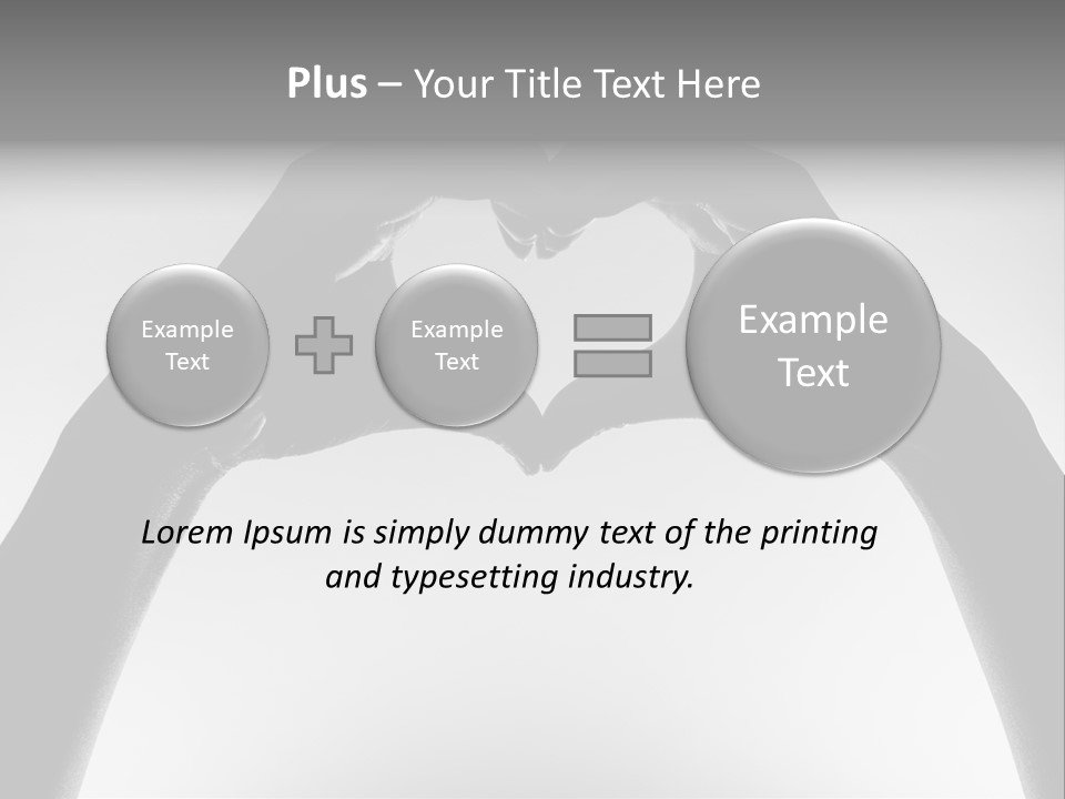 Sign Valentine Team PowerPoint Template
