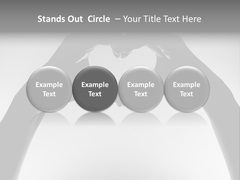 Sign Valentine Team PowerPoint Template