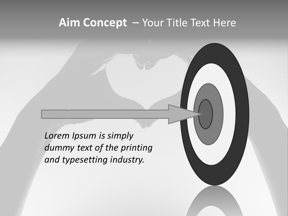 Sign Valentine Team PowerPoint Template