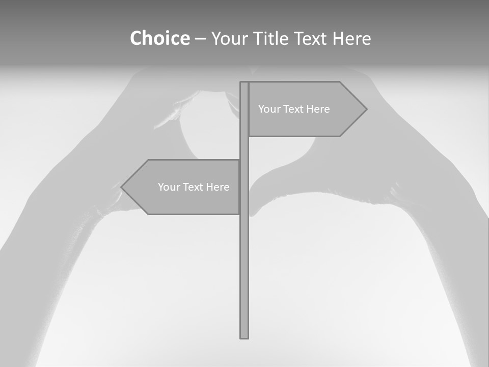 Sign Valentine Team PowerPoint Template