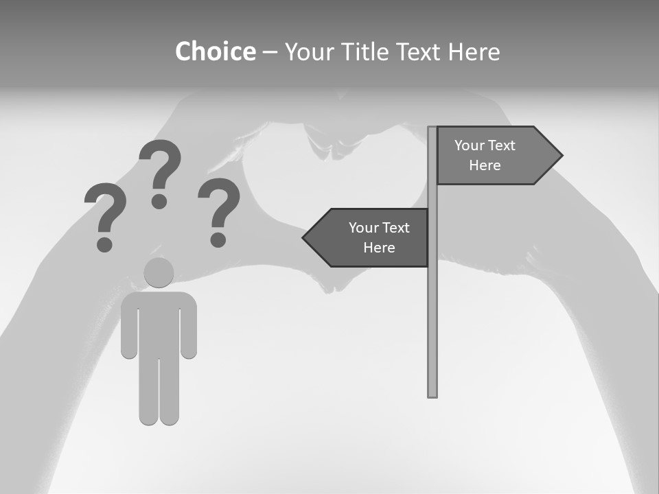Sign Valentine Team PowerPoint Template