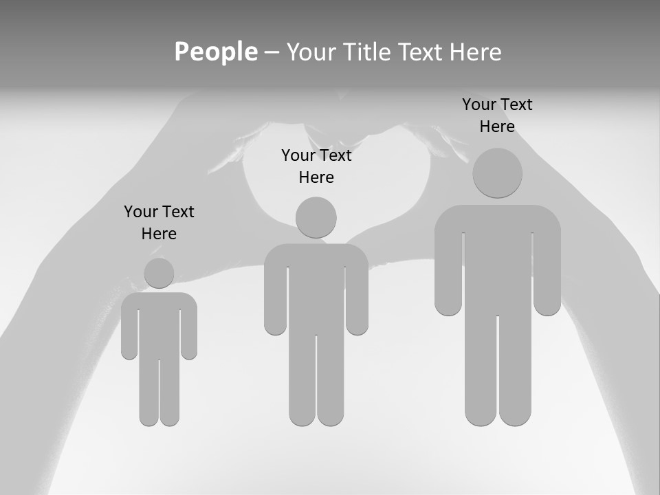 Sign Valentine Team PowerPoint Template