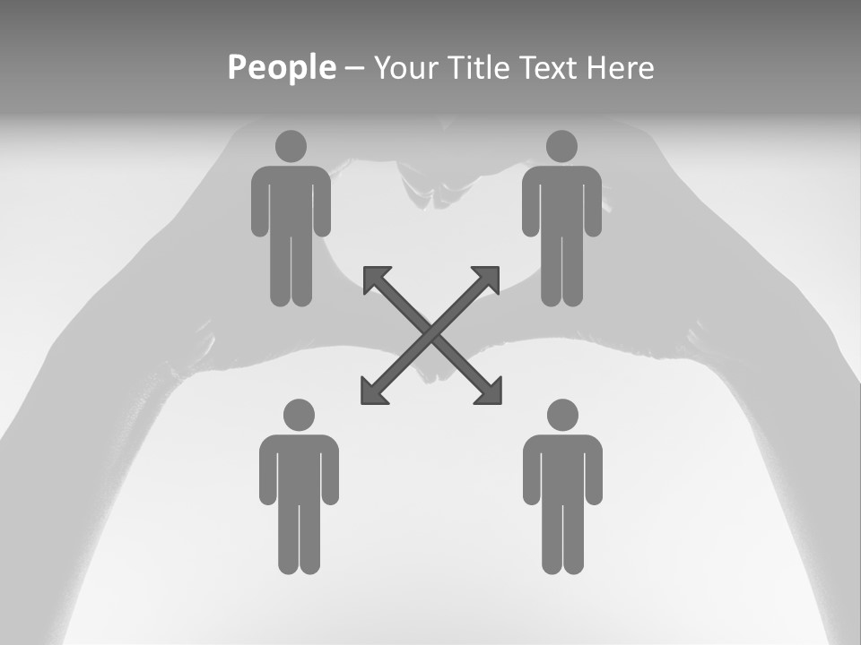 Sign Valentine Team PowerPoint Template