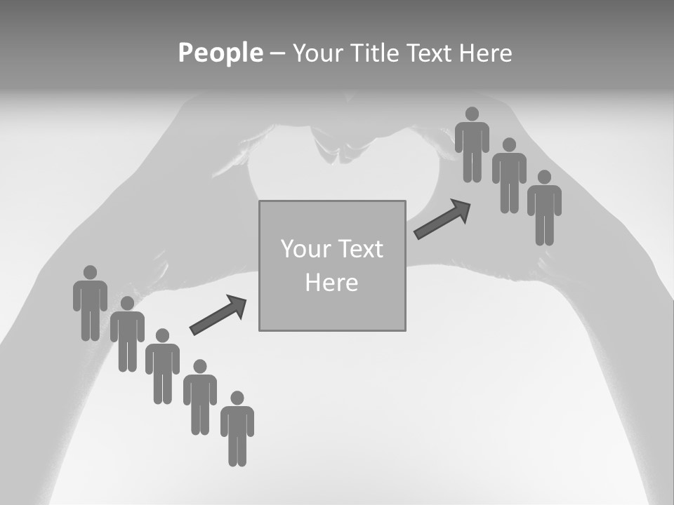 Sign Valentine Team PowerPoint Template