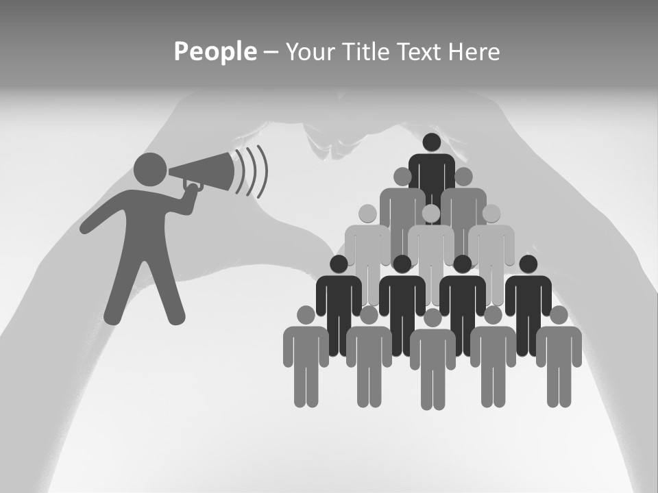 Sign Valentine Team PowerPoint Template