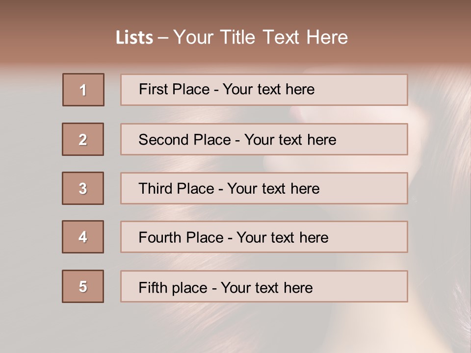 Young Shiny Healthy PowerPoint Template