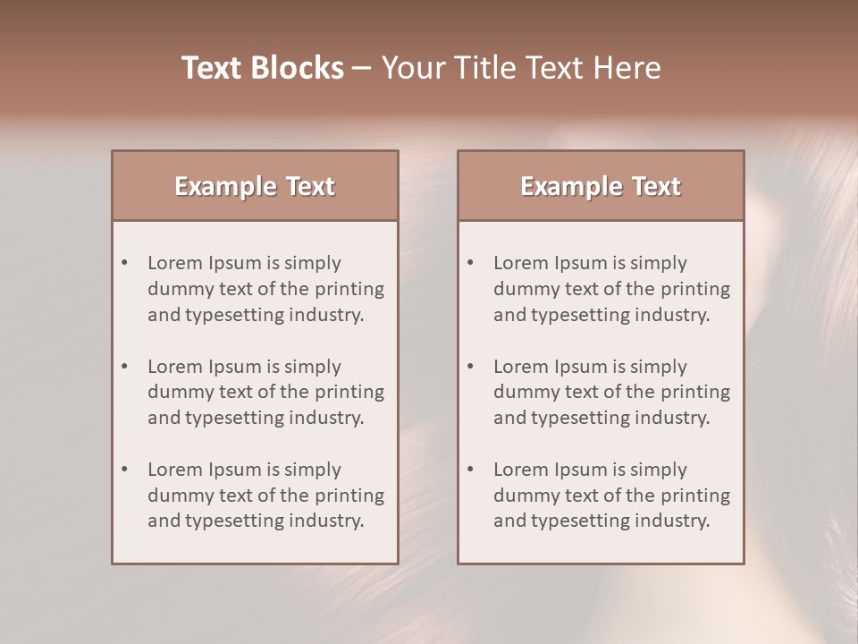 Young Shiny Healthy PowerPoint Template
