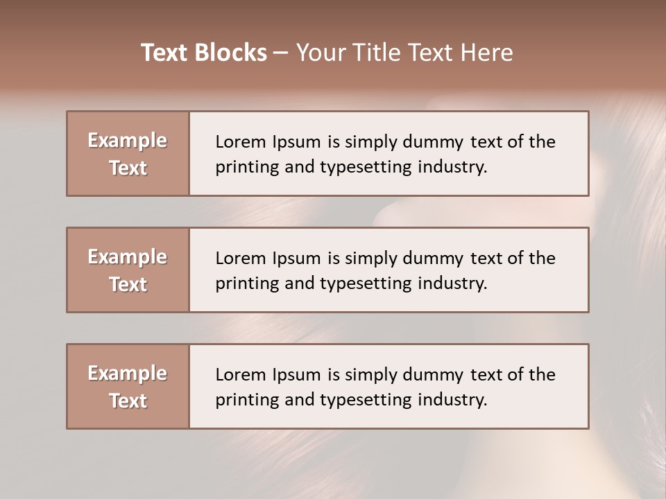 Young Shiny Healthy PowerPoint Template