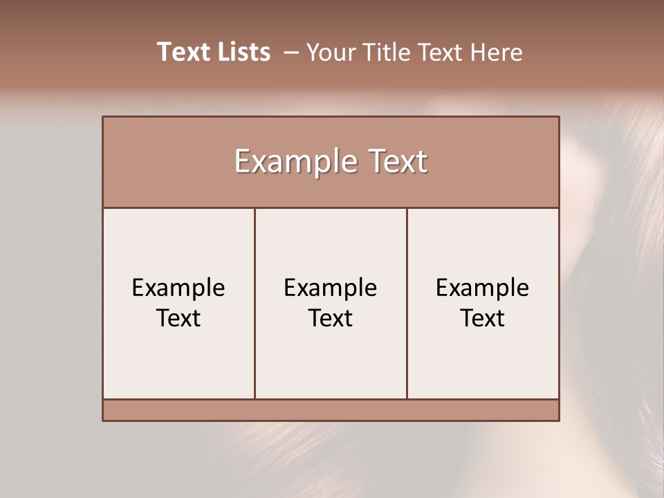 Young Shiny Healthy PowerPoint Template