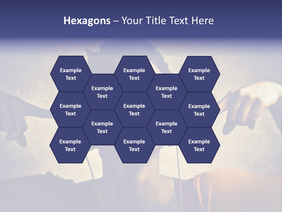 A Woman Wearing Headphones And Listening To Music PowerPoint Template